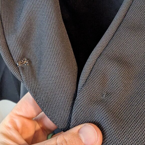 NWT Brandon Maxwell Luxury Flare-Sleeve Black Blazer, Sz 10 - Picture 4 of 16